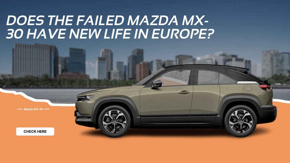Does the Failed Mazda MX-30 have New Life in Europe? - Factinfo24 factinfo24.com/does-the-faile… 
#MazdaMX30, #ElectricVehicle, #SustainableDriving, #Innovation, #MazdaDesign, #EcoFriendly, #ElectricCrossover, #DrivingExperience, #FutureMobility, #MazdaExperience