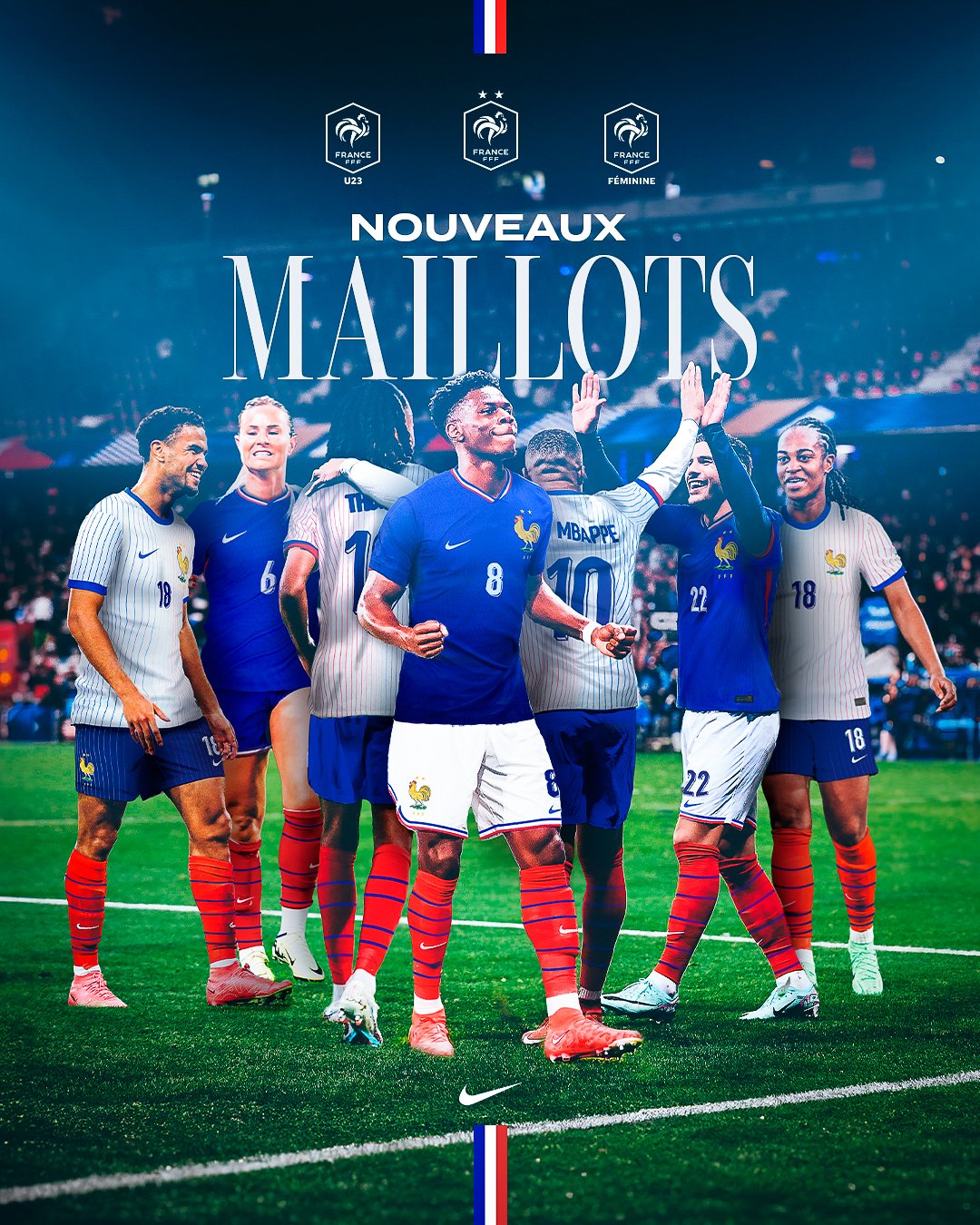 Equipe de France X 2 nouvelles tuniques pour FiersdetreBleus FiersdetreBleues https t iksCOb40VU X