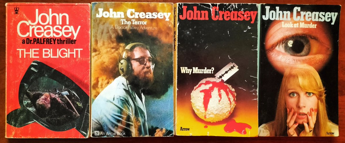 John Creasey books
#vintagepaperbacks 
#CrimeFiction