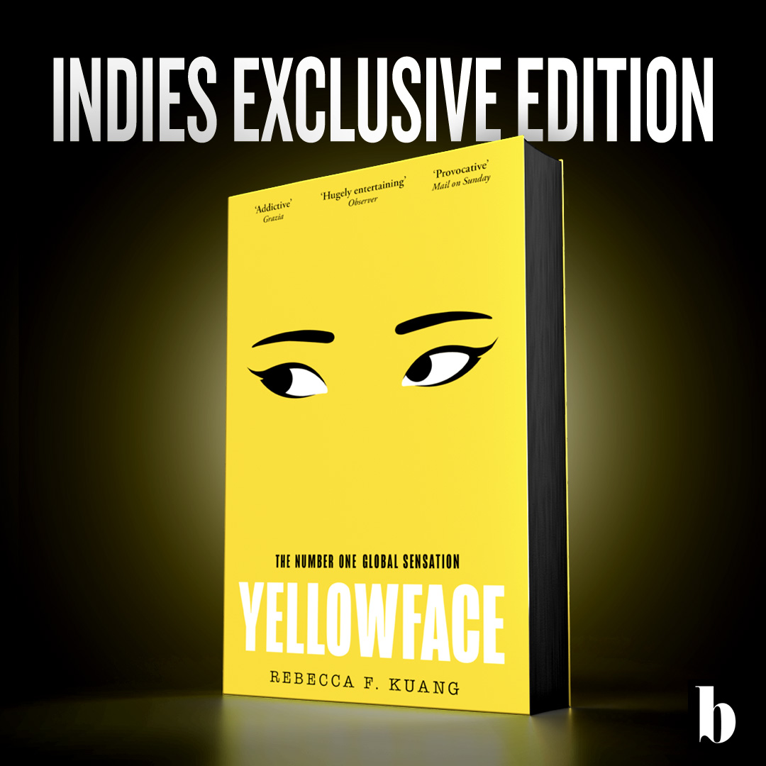 What better way to kick off a Monday than to announce that we have a very special Independent Bookstore exclusive edition of #Yellowface by @kuangrf featuring a stunning black sprayed edge! 🖤💛 Pre-order your copy now before they're all gone: yellowface.co.uk