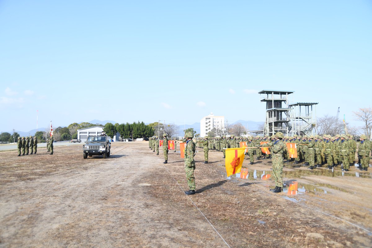 第42即応機動連隊長着任】 令和6年3月18日（月）の人事異動