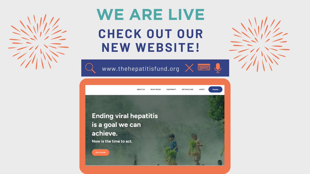 We're thrilled to launch our new website!

Visit us at thehepatitisfund.org to learn more about what we do, our projects, our impact, and how to get involved!
