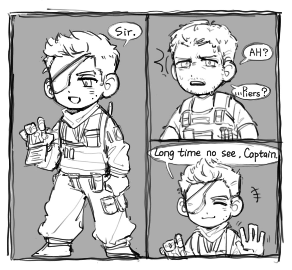 LsolinLsolin's tweet photo. Captain，我来完成你交给我的任务了.

#ResidentEvil #ResidentEvil6 #piersnivans #ChrisRedfield #nivanfield https://t.co/2bW1MgLRXO