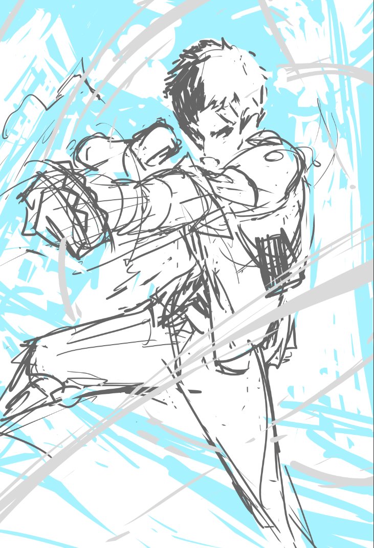 Suuuuper Rough early sketch, butchaboy might be cookin'
