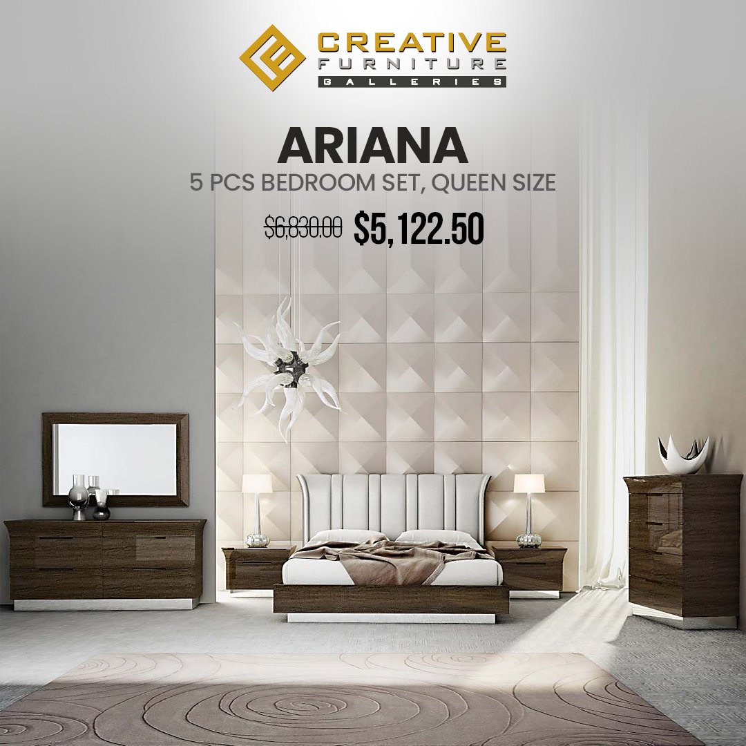 creativefur's tweet photo. More than just furniture, it's a feeling.
Experience the Ariana Bedroom Collection.
Order Now- https://t.co/W5J6W1bS7P
.
#creativefurniture #furniture #bedroomgoals #bedroominspo #bedroomgoals #bedroomfurniture #luxuryhome #shopthehub #furnituresale #sale https://t.co/Jq4pJutSg6