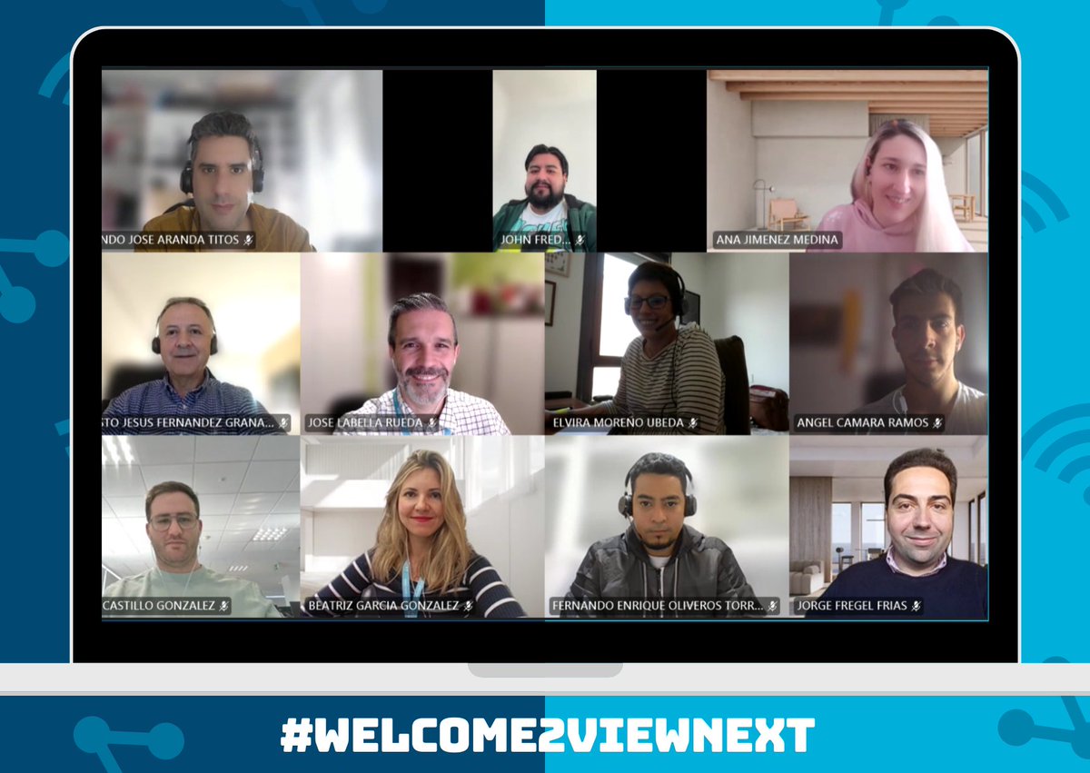 viewnext's tweet image. ¡Comenzamos la semana aumentando el equipo! 🤩👏

😉 Ana Jimenez, Alejandra Benítez y Rosario Navarro han recibido a los/as nuevos/as compis en una sesión muy entretenida 🗣️

Nuestro compañero José Labella ha participado como invitado especial 👌 

¡Ya sois #GenteViewnext! 🚀