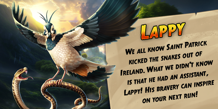 Have you completed the Perilous Parade Global Challenge and unlocked the Pet: Lappy? 🐦🐍✨ #Templerun #petsoftemplerun