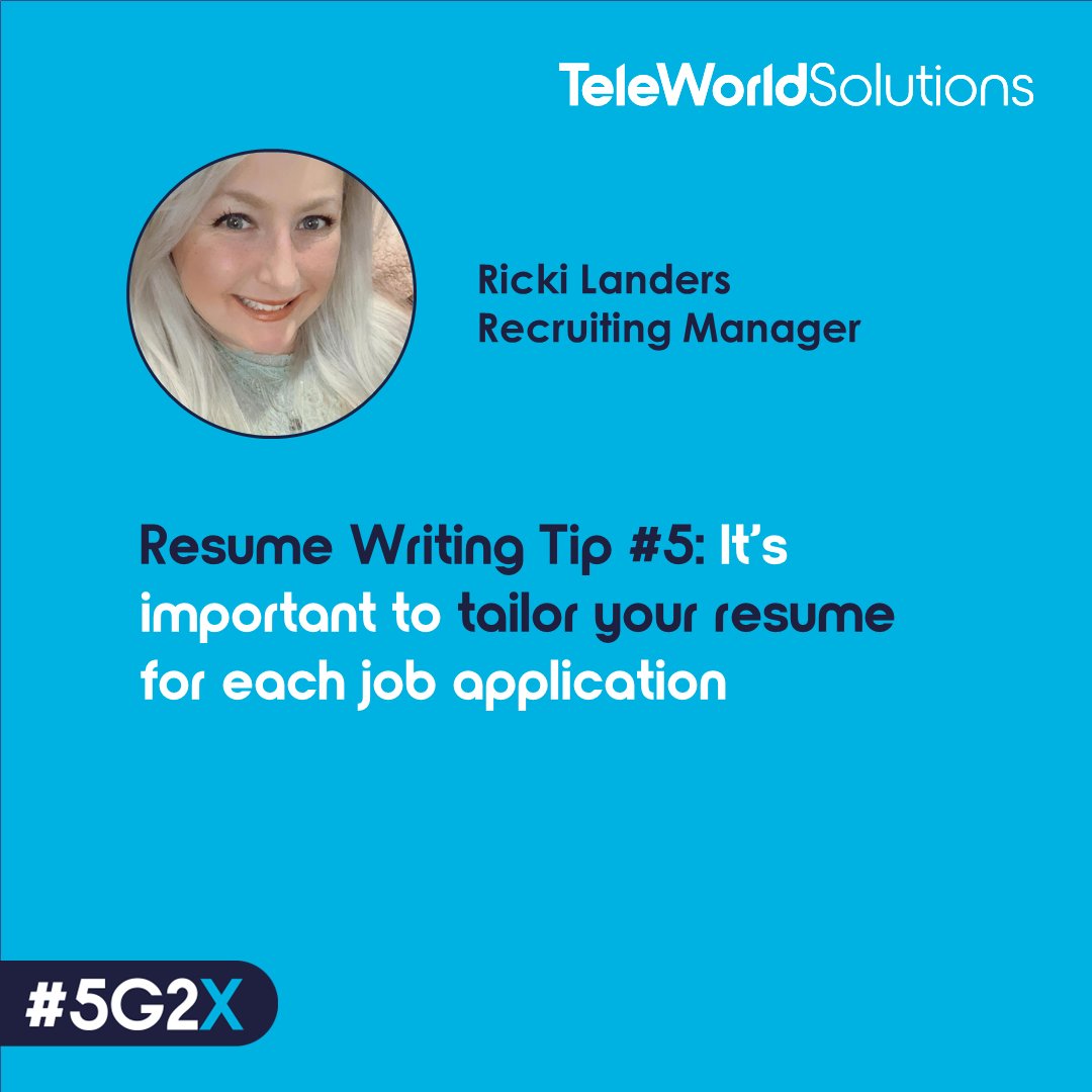 teleworldsol's tweet photo. You can’t use a one-size-fits-all resume. If your skills lack specific keywords that don’t align with the job description &amp; requirements, your resume will not pass the AI screen. Sign up for @teleworldsol's resume workshop to learn more best practices. 👉 https://t.co/dOa3c4zuHD https://t.co/LQjd9OwzSk