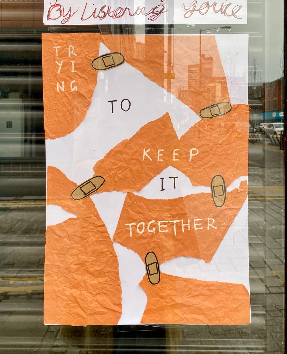 42ndStreetmcr's tweet image. 'Trying to keep it together' - a message from a young person from The Horsfall 42nd Street⁠
⁠
#YouthSupport #YouthVoice #YouthPlatform #MentalHealth #Wellbeing #ArtisticExpression #Creativity #Art #SelfDiscovery #ManchesterYouth #Ancoats #ArtGallery