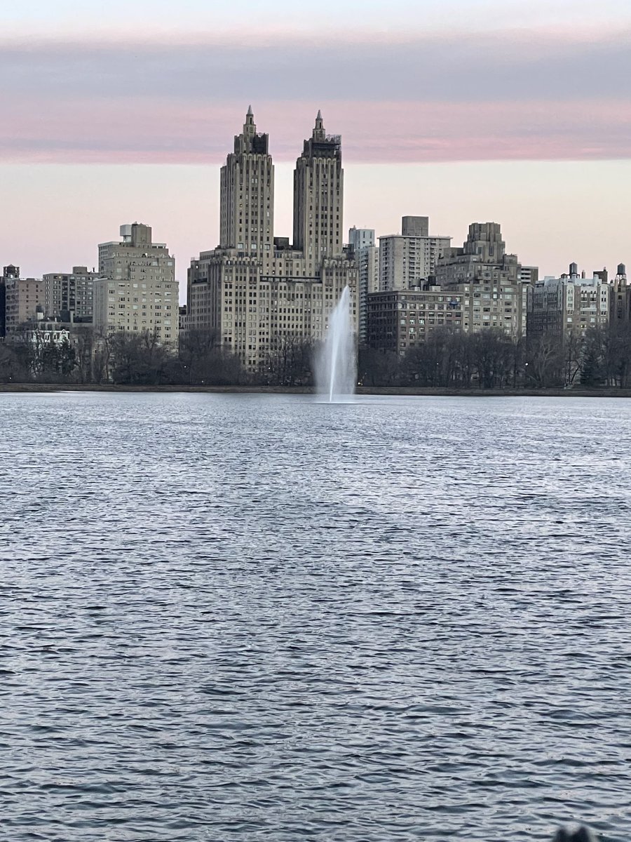 Good morning…. we’re seeing #trans flag colors in the sky over Central Park 🏳️‍⚧️🏳️‍⚧️🏳️‍⚧️