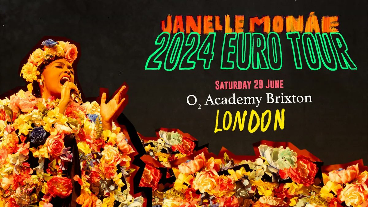 🚨 ANNOUNCEMENT 🚨 Join Janelle Monáe on stage in 2024 🏟 🏟 Location: London | O2 Academy Brixton 🗓 Date: June 2024 🎟️ Price, Categories & Bookings ▻ arena-tour.uk/janelle-monae-…