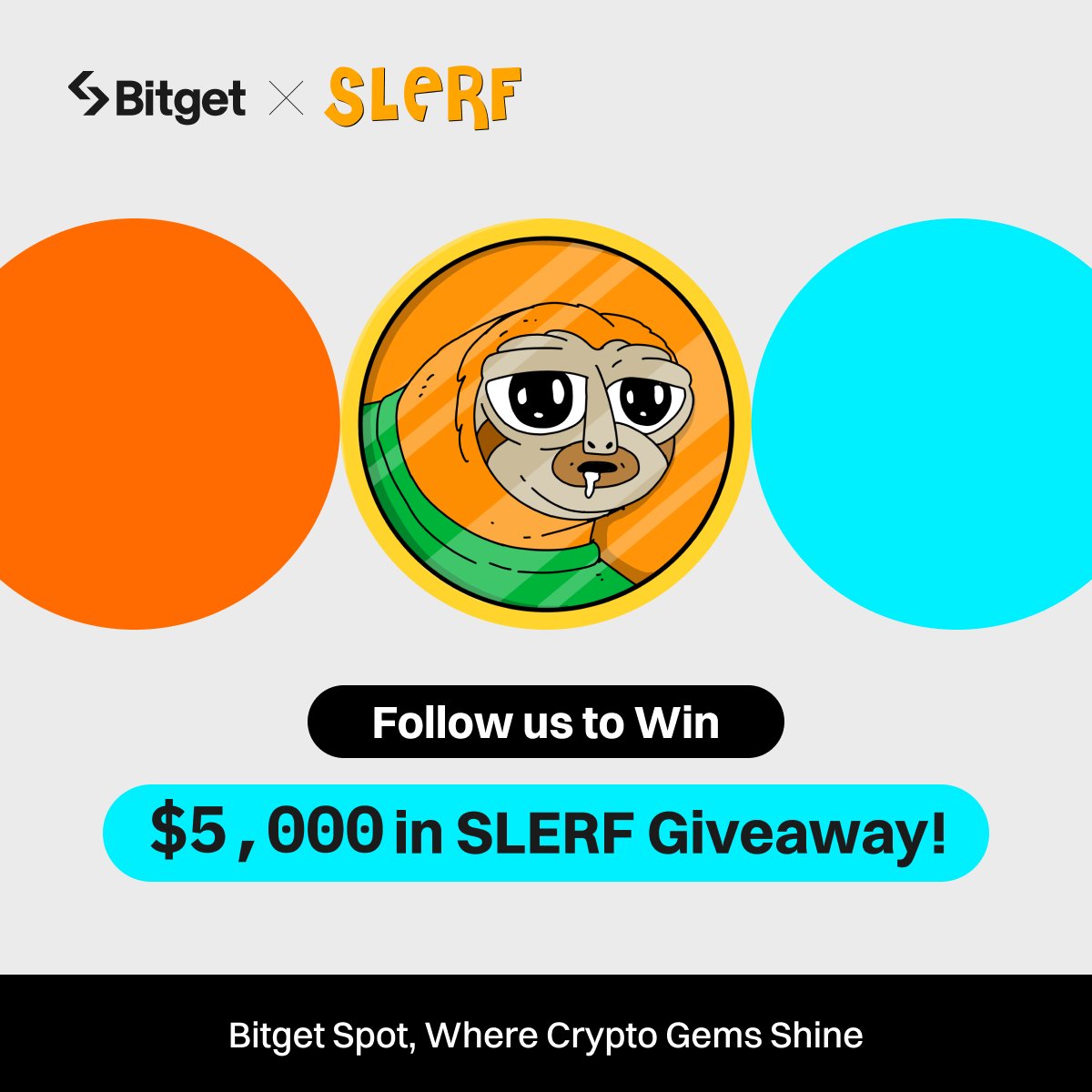 Join the #Bitget x #SLERF Giveaway! 💰 $5,000 worth of $SLERF (100 winners) 1️⃣ Follow @bitgetglobal 2⃣ Repost with #SLERFxBitget & tag your friends 3⃣ Fill out the form: forms.gle/QGrF9v6XRh4dsE…