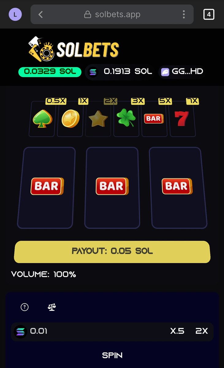 CoinShillerr's tweet photo. @SharksCoins This gem has utility n fun. #Solbets. 
Choose &amp; Bet the game you like to play. Win and cash out instantly. @SolBetsCasino 
CA: AAWGz6ufbwssULAzdSpkrK9UTFhkf3Nfg9j2WqJFvBDk https://t.co/eaLYauUg7E