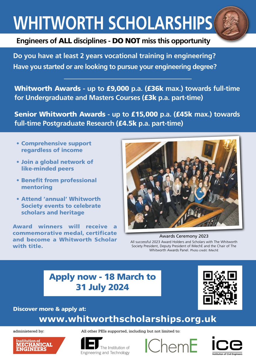 🔔🔔 this years award scheme applications are now open! 🔔🔔

More details: imeche.org/careers-educat…