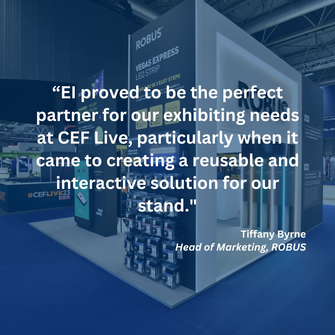 ROBUS is a key player in the global lighting sector, working with trade bodies worldwide to help create and promote industry standards. It appointed us to help it make an impact at the recent CEF Live expo.