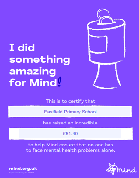 EastfieldPSHull's tweet photo. 👏Thank you to everyone who attended our coffee morning, we raised a fabulous £51.40. @EastfieldPSHull @MindCharity #epsfundraising #epscommunity #Thankyou #youarenotalone👏 https://t.co/tSa56zXI3N