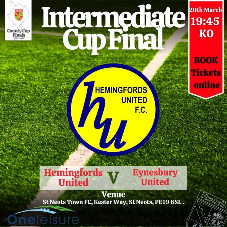 We wish good luck this week to Hemingfords United Football Club’s First Team, who will be playing Eynesbury United First in the Intermediate Cup Final 2023-24 this Wednesday evening. Read more here: cliftonrubber.com/wishing-heming… @HemUtdFC #cupfinal #goodluck #sponsorship