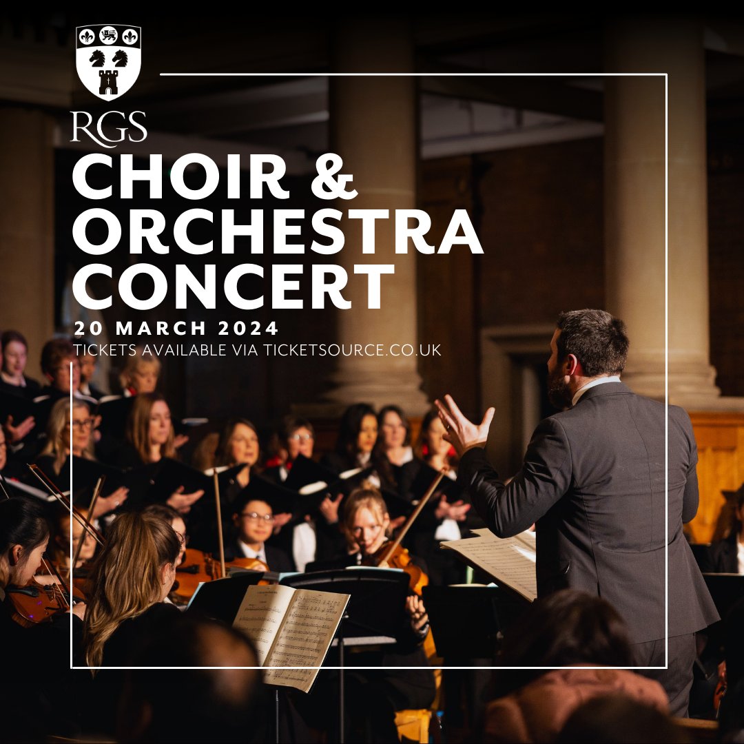 RGS Newcastle (@rgsnewcastle) on Twitter photo Join us this Wednesday from 6:30pm, for an evening of Pop and Rock music performed by the RGS Symphony Orchestra, Senior Choir and Intermediate Choir.
Book your FREE tickets here >>> ticketsource.co.uk/royal-grammar-…
<a href="/rgspac/">RGS Performing Arts</a> Join us this Wednesday from 6:30pm, for an evening of Pop and Rock music performed by the RGS Symphony Orchestra, Senior Choir and Intermediate Choir.
Book your FREE tickets here >>> ticketsource.co.uk/royal-grammar-…
<a href="/rgspac/">RGS Performing Arts</a>