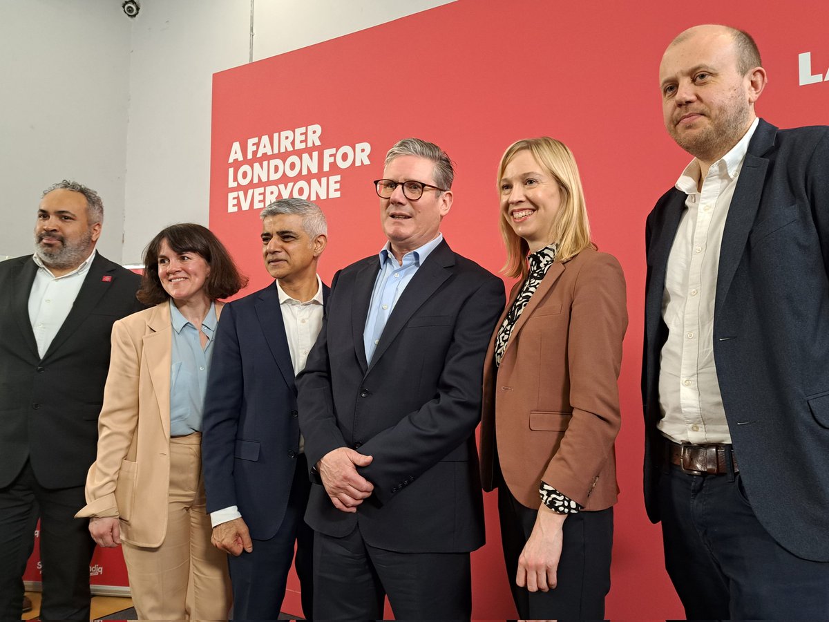 Great to be at the launch of @SadiqKhan's campaign with @Keir_Starmer. He has done so much for my home city. Just imagine what we could achieve with a Labour Mayor *and* a Labour government!