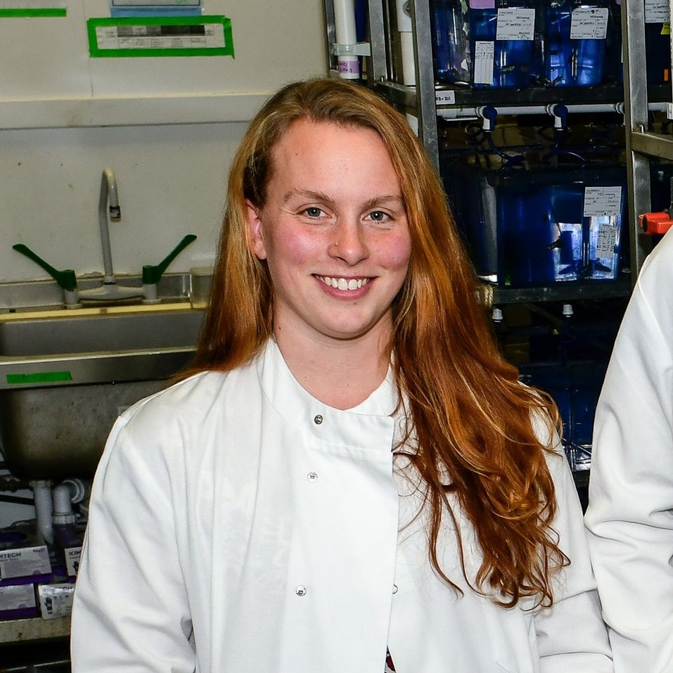ZebrafishRock's tweet photo. Our first highlight of the day is on Charli Corcoran (@CharliCorcoran), who first started working with #zebrafish 10 years ago and is currently a Facility Tech @modelzebrafish @EdinUni_IGC @EdinburghUni. She is a strong proponent of community outreach and science communication as Charli and her colleagues have won numerous awards recognizing their efforts. Outside of work, she likes to run, coach gymnastics and make clothing for her kids. Her favourite transgenic line is Tg(mitfa:gfp).