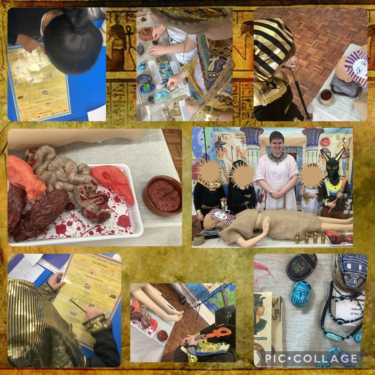 Year 3 have been building cities, investigating artefacts and learning the mummification process during this morning's Historic Workshop! #historicworkshop