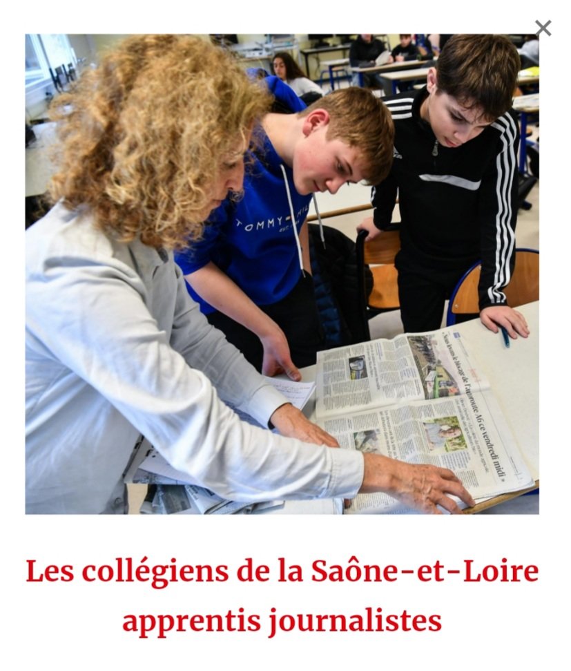 Alors que débute la #SPME2024, découvrez aujourd'hui le supplément de 18 pages publié par @lejsl à partir des articles, photos et dessins produits par les 10 classes engagées dans le dispositif #dpt71faitsapresse @AcademieDijon @saoneetloire @LaSpme lejsl.com/a-propos/2024/…