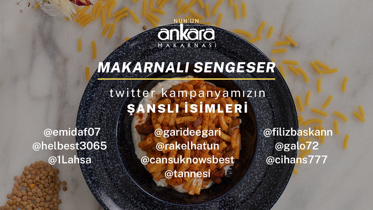 Nuh'un Ankara Makarnası tweet media
