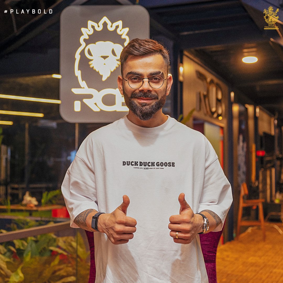 Daddy's Home and he is ready to reign again! 👑

Virat Kohli checked in to Namma Bengaluru, and we can't keep calm. Happy #Homecoming, <a href="/imVkohli/">Virat Kohli</a>! ❤‍🔥🏡

#PlayBold #ನಮ್ಮRCB #IPL2024