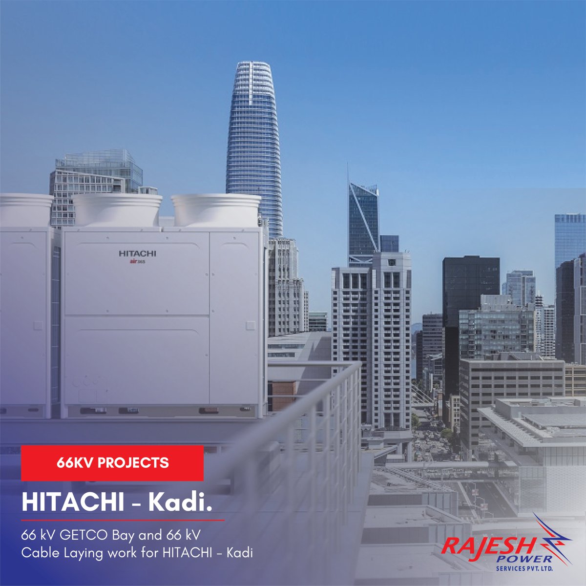 RPSPvtLtd's tweet image. Kadi, get ready to witness the power of collaboration! 🌟Join us on our journey with Hitachi as we lay the groundwork for a brighter tomorrow with our 66kV project. Eager to be part of the transformation? 
rajeshpower.com
 #RajeshPower #EnergizingFuture #66KVProjects