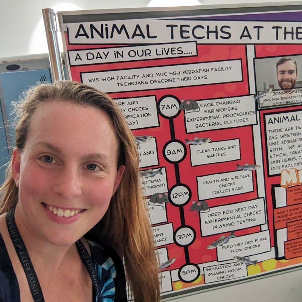 Our first highlight of the day is on Charli Corcoran (<a href="/CharliCorcoran/">Charli Corcoran</a>), who first started working with #zebrafish 10 years ago and is currently a Facility Tech <a href="/modelzebrafish/">ZebrafishHGU</a> <a href="/EdinUni_IGC/">Institute of Genetics and Cancer</a> <a href="/EdinburghUni/">The University of Edinburgh</a>. She is a strong proponent of community outreach and science communication as