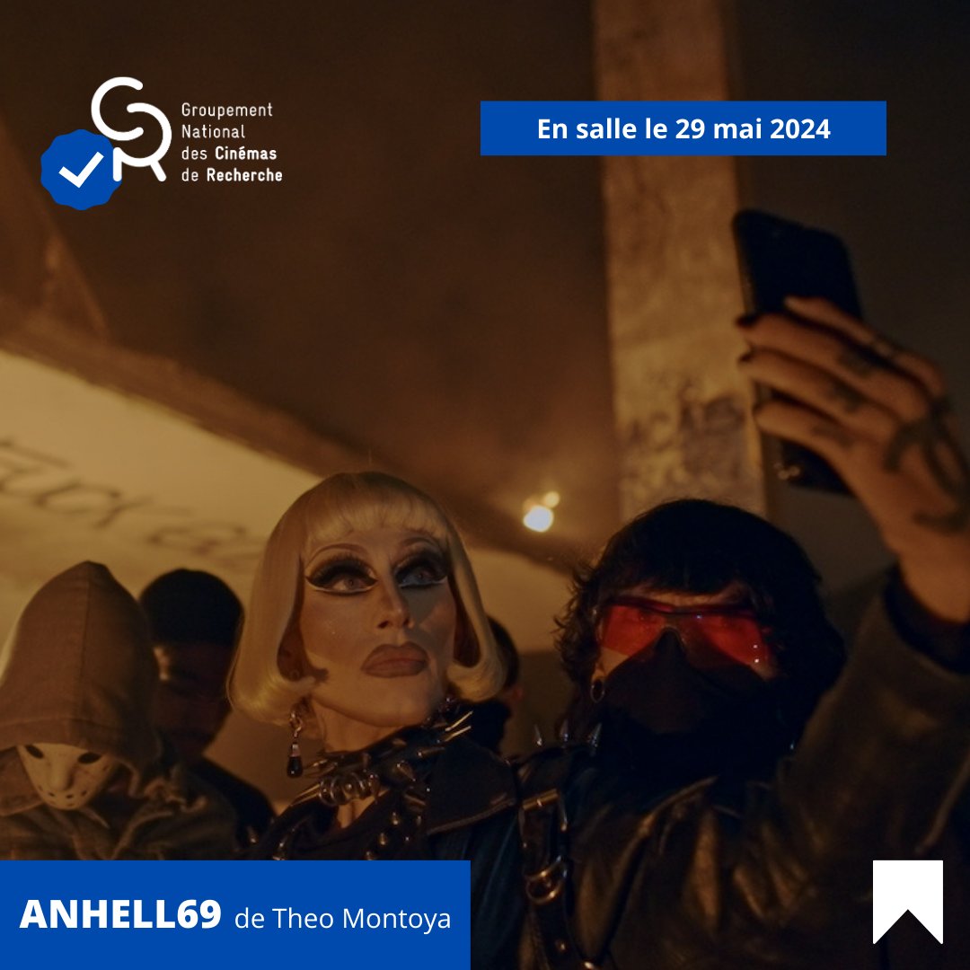 ✔️SOUTENU PAR LE GNCR      
ANHELL69 de Theo Montoya
🎥Sort en salle le 29 mai 2024
Distribué par Dublin Films
