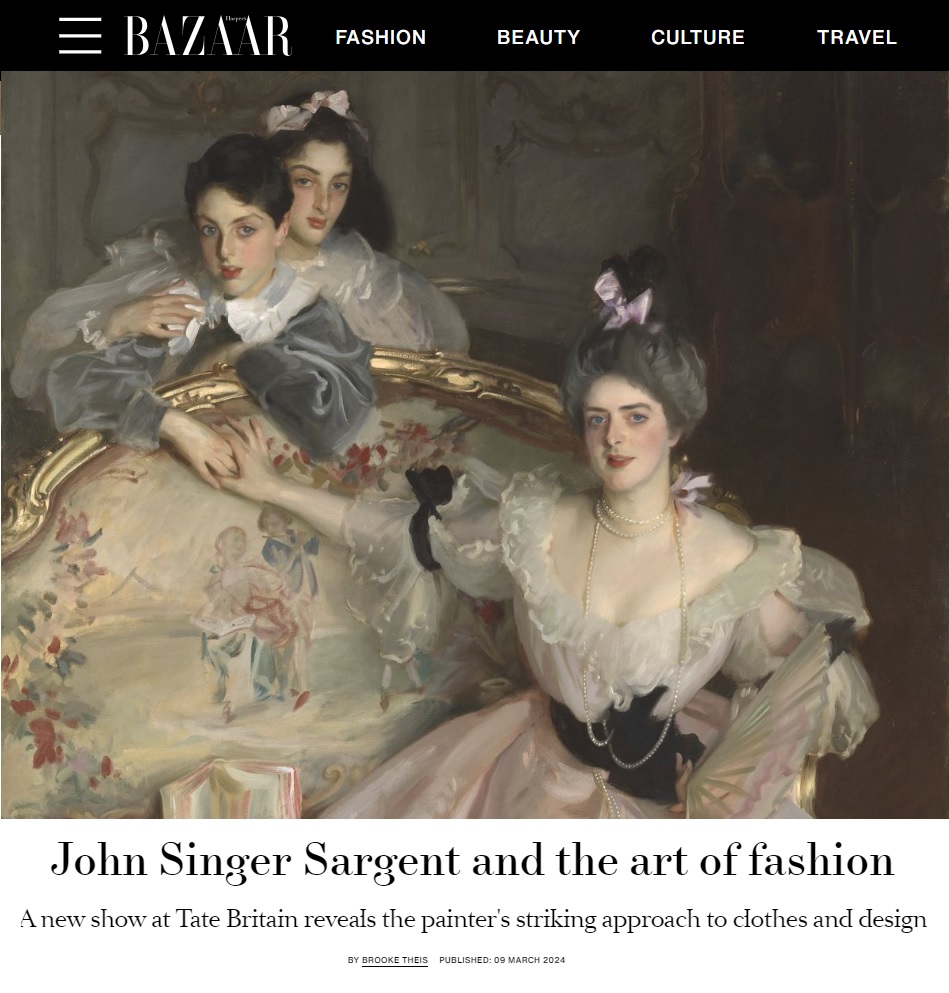 'Much of the magic of a John Singer Sargent painting resides in the subject’s clothing'

More praise for the @tate / @mfaboston Sargent exhibition - coming to cinemas 16 April

#exhibitiononscreen #historyofart #historyoffashion #johnsingersargent @bazaaruk