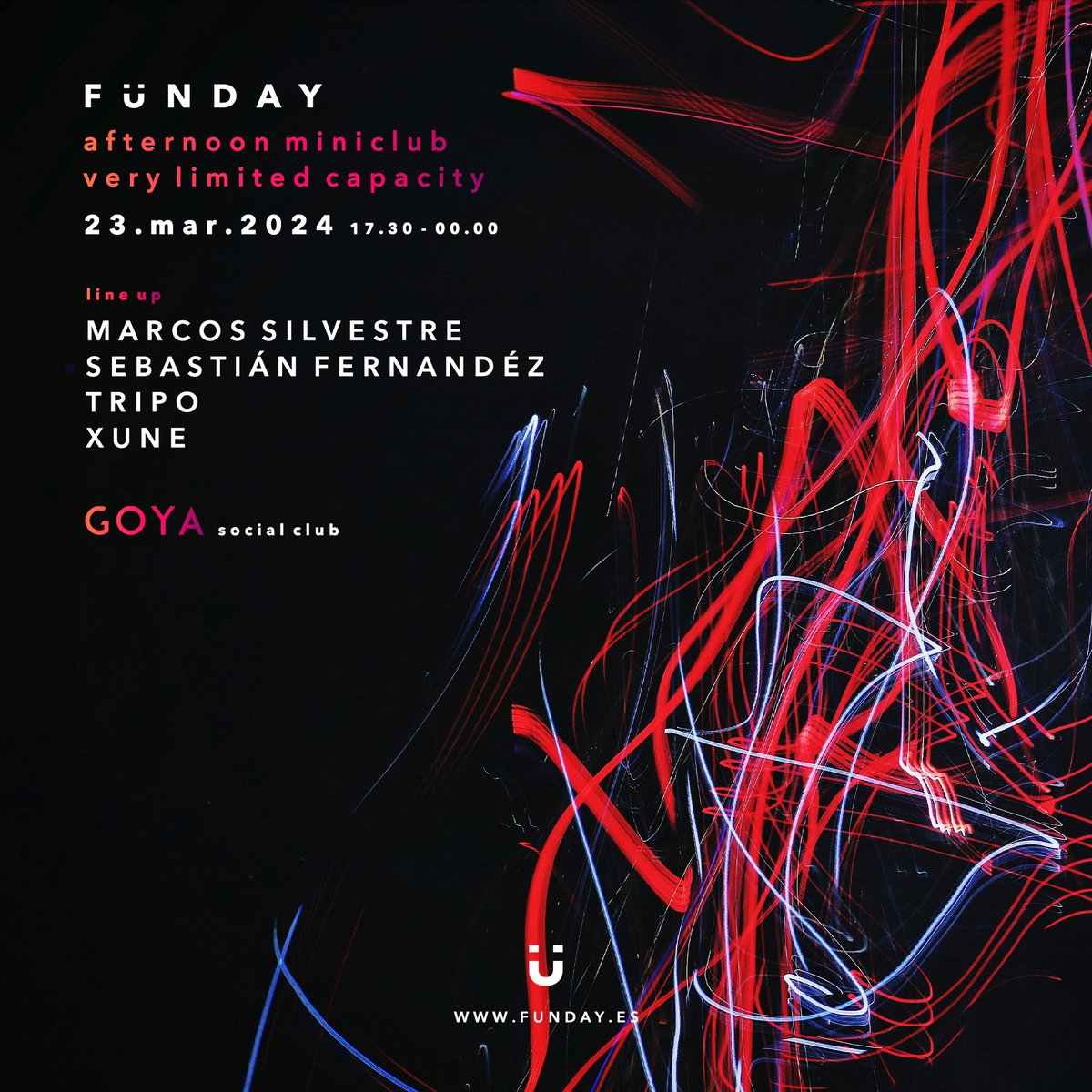 Este sábado!!
17:30h #tardeo 
#fundays At:
<a href="/goyasocialclub/">GOYA SOCIAL CLUB</a>