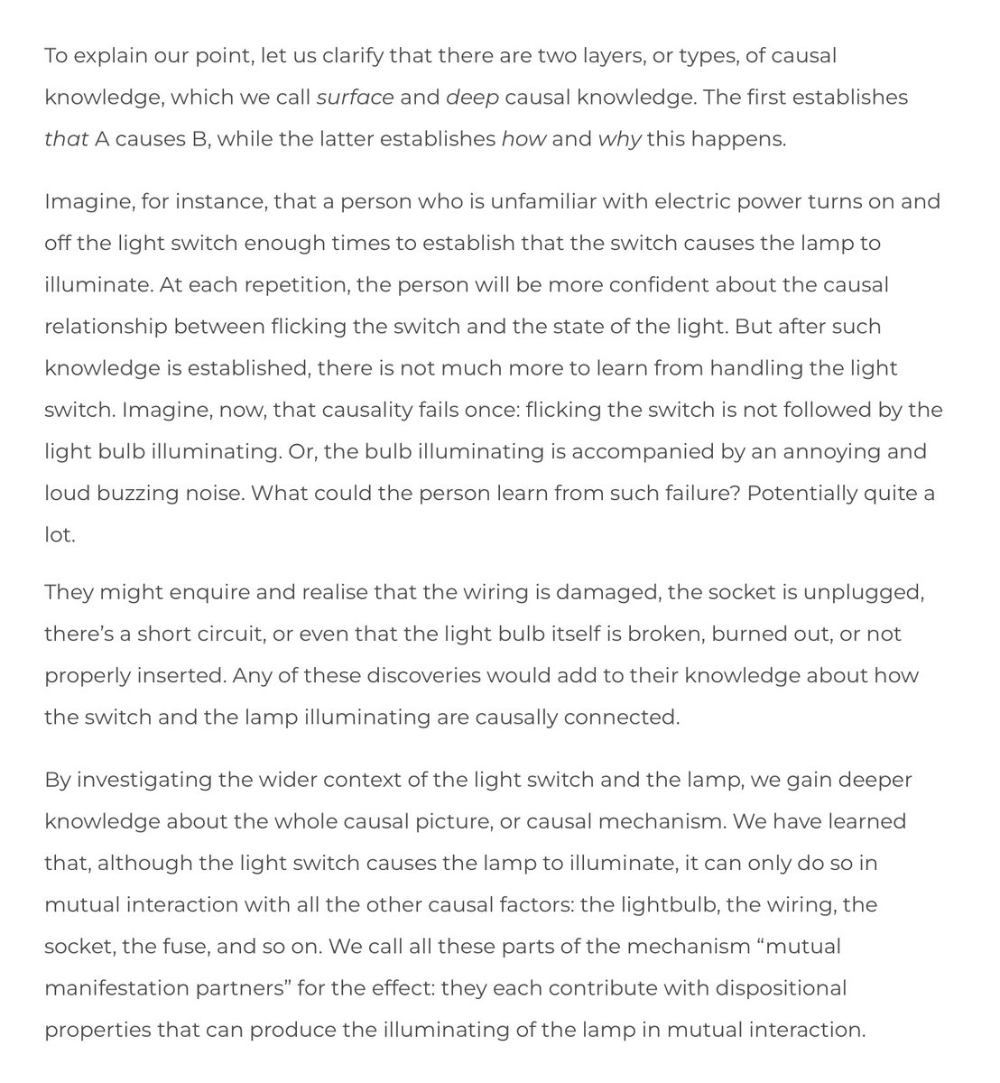 Before you have another discussion on posture back pain and causation maybe read this uppsalareports.org/articles/causa…
PTs like to argue from ignorance (it seems) to try to prove they are right.

Causation can be simple & complex. Learn about dispositions and mutual manifestation partners