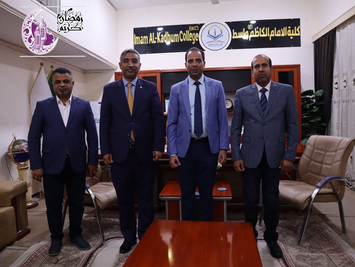 collegewasit's tweet photo. 📷السيد معاون العميد يستقبل عضو لجنة التربية النيابية
📷📷📷استقبل الأستاذ المساعد الدكتور احمد حميد عجم البدري معاون العميد لإدارة اقسام واسط في مكتبة اليوم الاثنين الموافق 18-3-2024
النائب الأستاذ علي غركان الدلفي عضو لجنة التربية النيابية والسيد رحمن حسين الدلفي عضو مجلس واسط https://t.co/4ehJWiI6R9