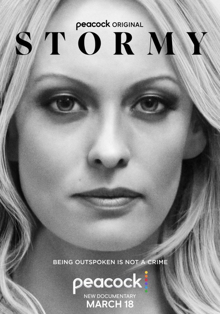 Available NOW only on Peacock! #stormydaniels #teamstormy