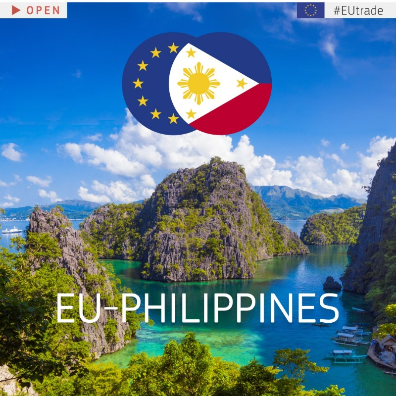 EU_Commission's tweet photo. The EU and the Philippines announce the resumption of negotiations for an ambitious, modern, and balanced free trade agreement. 

We are one step closer to a prosperous new partnership and a valuable addition to the EU's network of trade deals.