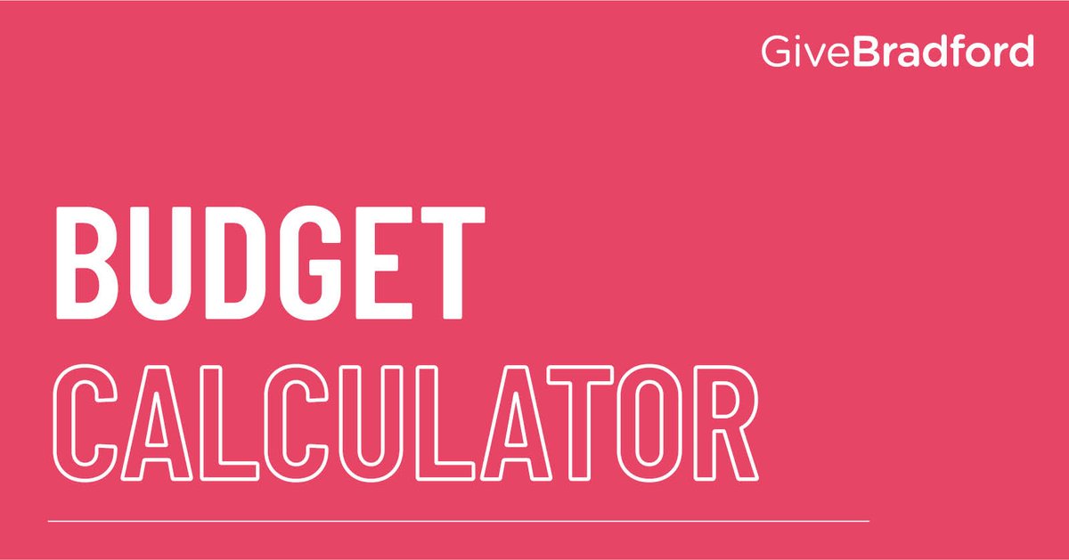 We've put together a handy budget calculator that you can use when planning your grant application. Fill in your budget details on the spreadsheet, and it will tell you whether it all adds up. Download it from the Grants Resources page of our website 👉 givebradford.org.uk/grants-resourc…