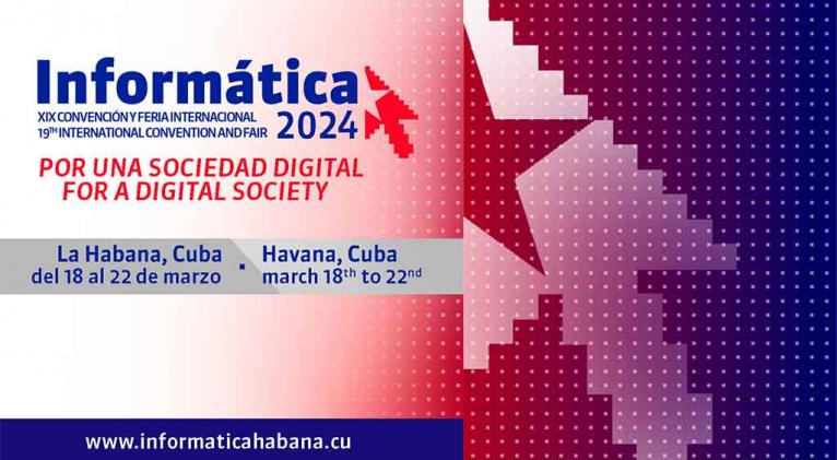 El principal evento científico y de exposición de las tecnologías de la  información y la comunicación en #Cuba, la XIX Convención y Feria  Internacional Informática 2024, se inaugurará hoy. #PorUnaSociedadDigital #JovenClubTeConecta #CubaInformatiza #SanctiSpíritusEnMarcha