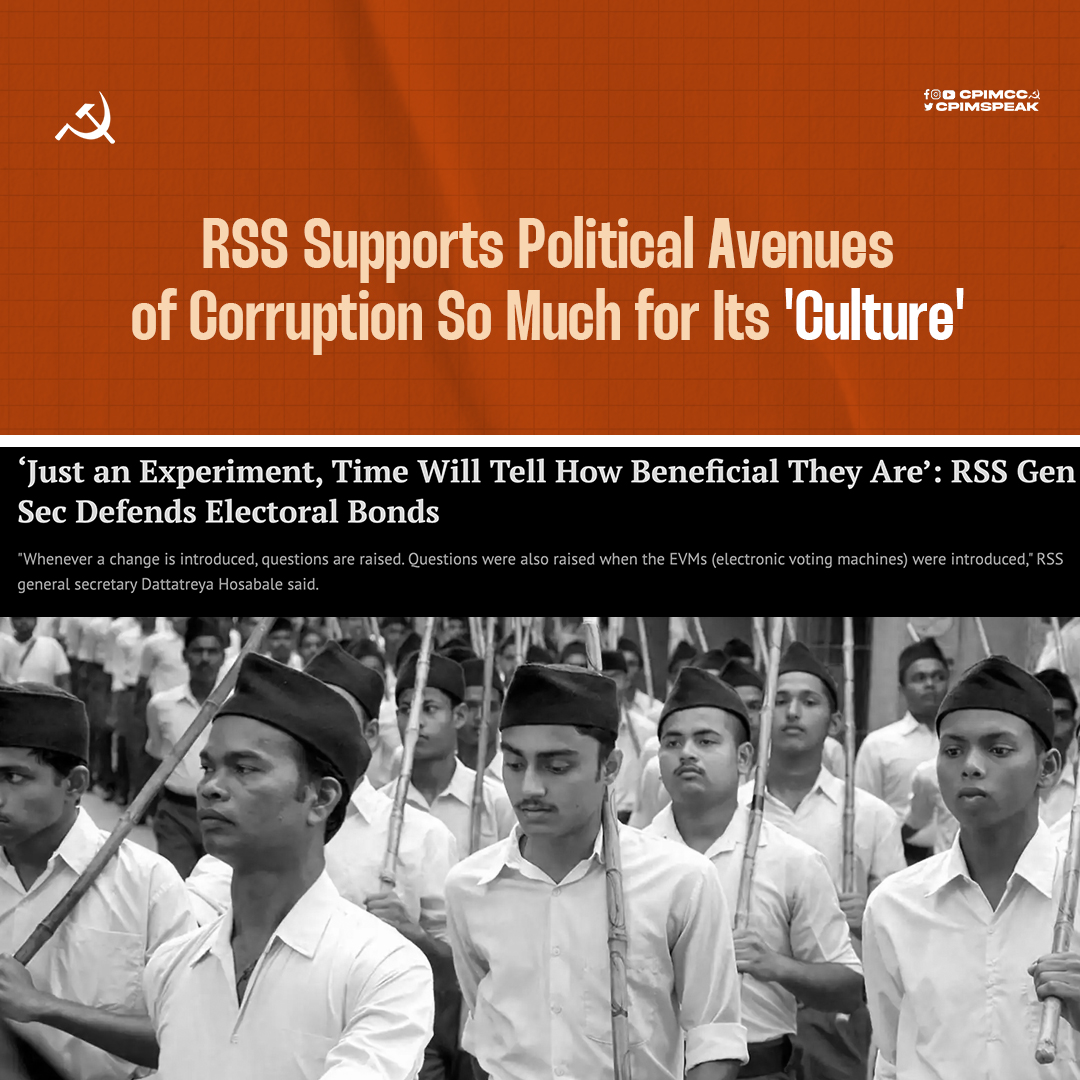 Rashtriya Swayamsevak Sangh (RSS) general secretary Dattatreya Hosabale on Sunday (March 17) defended the electoral bond scheme, declared unconstitutional by the Supreme Court last month, saying that it is just an “experiment” and “questions are raised when a new thing comes up”.