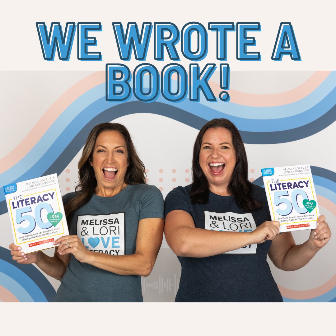 Can you believe it!? 🤯 WE WROTE A BOOK! 📘 The Literacy 50–A Q&A Handbook for Teachers: Real-World Answers to Questions About Reading That Keep You Up at Night Preorder now on Amazon! hubs.la/Q02nzZyV0