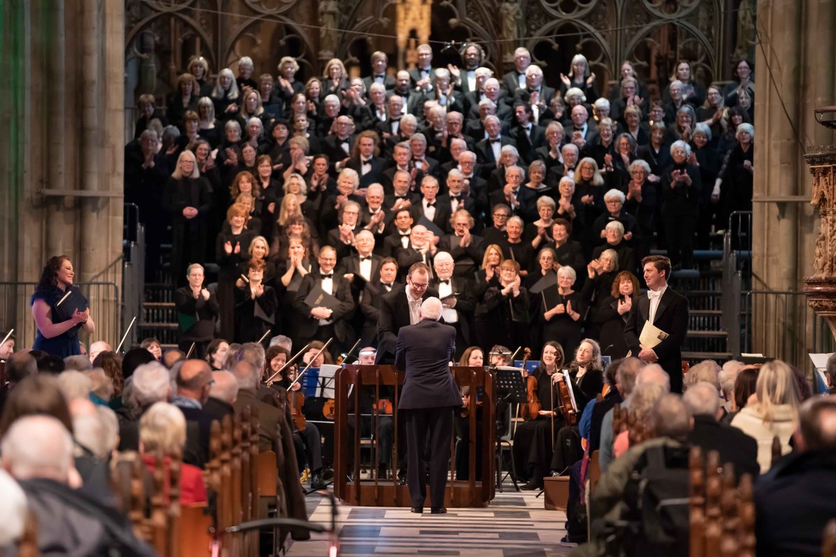 26/03 - Worcester Festival Choral Society performed Richard Blackford's 'Mirror Of Perfection' with soloists Susanna Fairbarin, Samantha Price, Gwilym Bowen & Dominic Sedgwick, accompanied by Meridian Sinfonia orchestra & conductor Samuel Hudson. Photos © Claire Blackford.