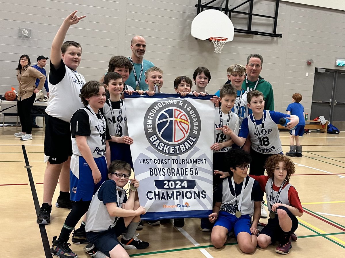 Congrats to the MQP grade 5 boys for bringing home the gold in this past weekends provincial tourney! @MQPSchool @nlbasketball