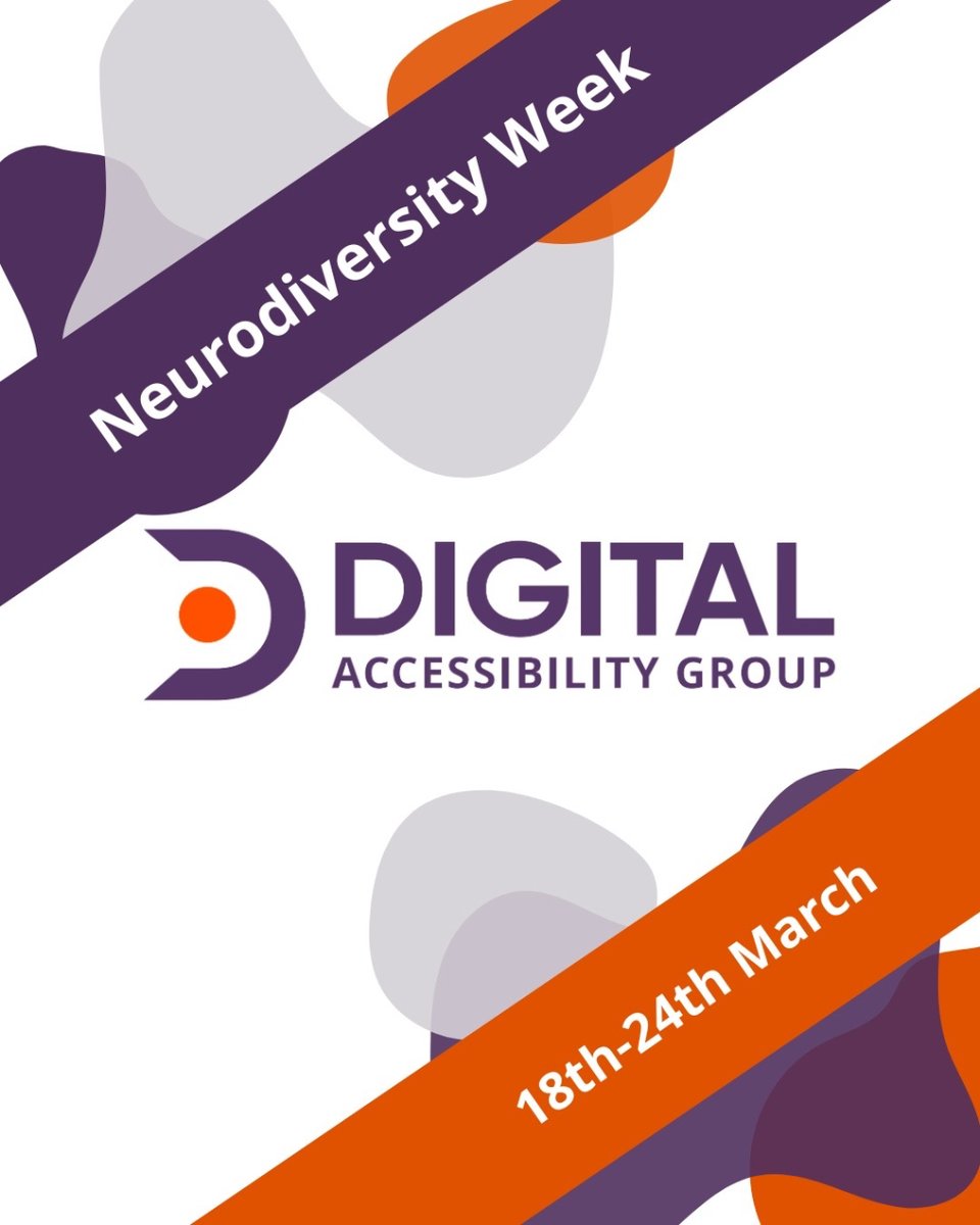 DigitalAcc49715's tweet photo. Neurodiversity Week: 18th-24th Mar 2024

Accessible web design affects a huge number of people, including those who are neurodiverse. Bright colours or large areas of text can impact neurodiverse readers. 

Contact us for an audit of your web design!

#DigitalAccessibility https://t.co/kPYcYZw3Wy