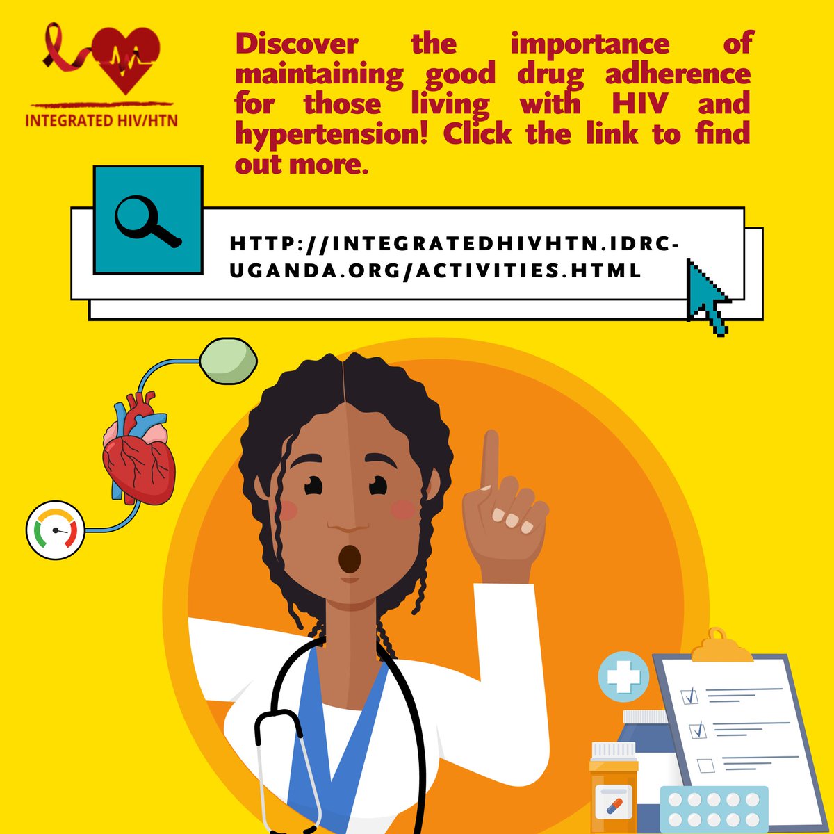HIV_HTN's tweet photo. Stay on top of your health game by prioritizing drug adherence for HIV &amp; hypertension! Click the link to uncover the benefits of staying consistent! 👉https://t.co/Bagda5h5W2

#BeProactive #HealthyLiving #hypertension #HIV https://t.co/l4WHQHKboS