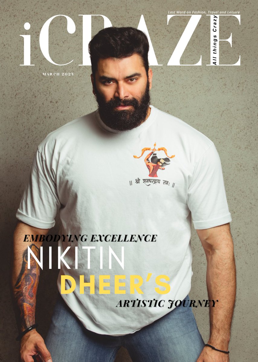 Step into Mythical Grandeur: Nikitin Dheer, the Iconic Ravana from Srimad Ramayan, Takes Center Stage on the Cover of iCraze Magazine! 🔥 #NikitinDheer #iCrazeCoverStar #MarchAprilIssue'
Magazine: @icrazemagazine 
Editor: @supriyakhemani48 
 @soapboxprelations