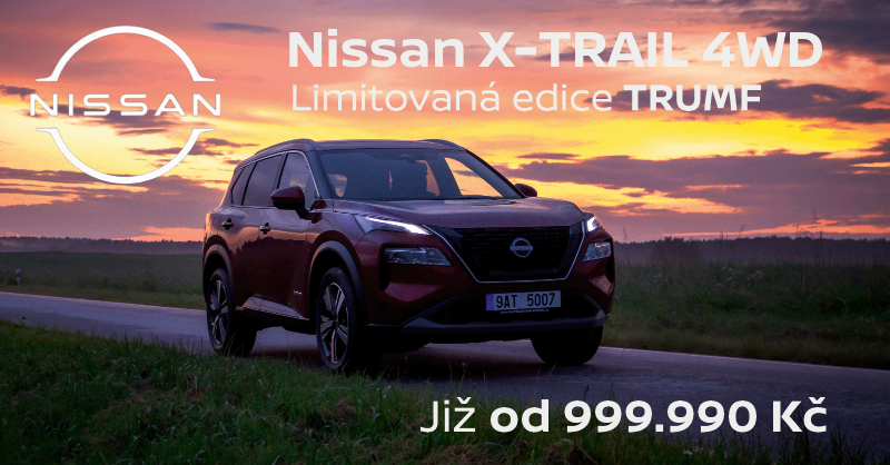 NissanCZ's tweet photo. Skvělé jízdní vlastnosti, prémiové materiály i zpracování a nejnovější technologie. To je Nissan X-Trail 🤩 Zjisti více o limitované nabídce TRUMF