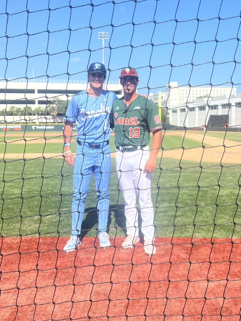 JesuitBaseball's tweet photo. #Tigers @_cfrench9 and @Jake_Kulikowski taking time to meet up. Love that these guys still care about each other! #Mission #PDTPC #200Club #AMDG https://t.co/aL5CaUNGId
