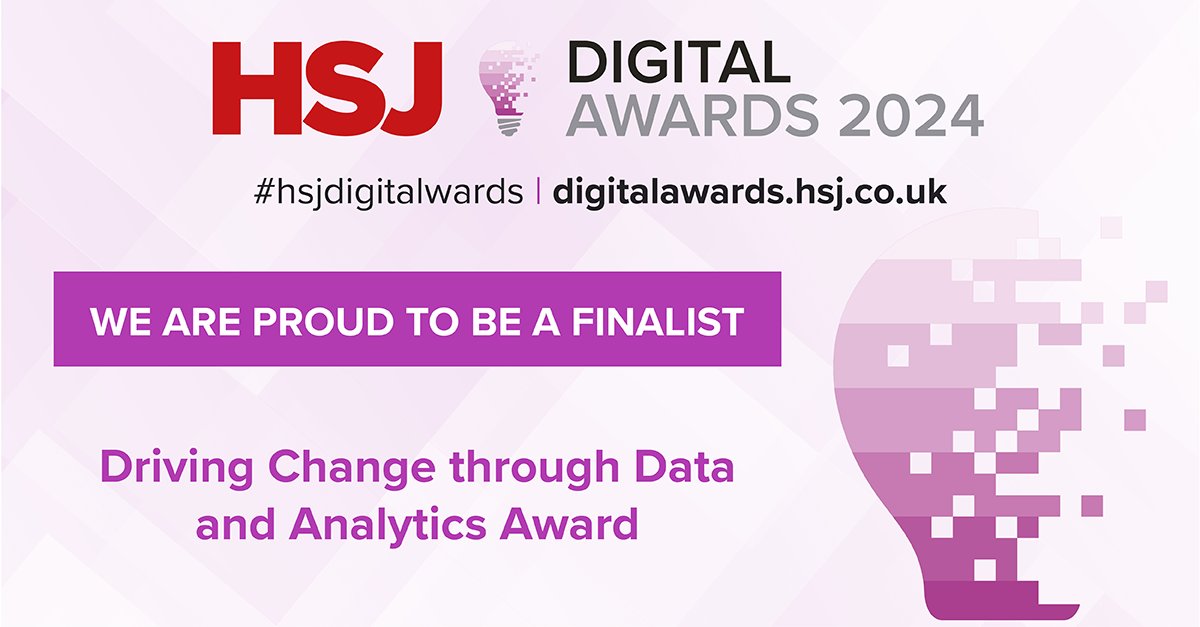 We are proud to announce that the Patient Blood Management team's quality improvement benchmarking audit tool has been shortlisted at the 2024 @HSJ_Awards for the Driving Change through Data and Analytics Award. #hsjdigitalawards #proud2b