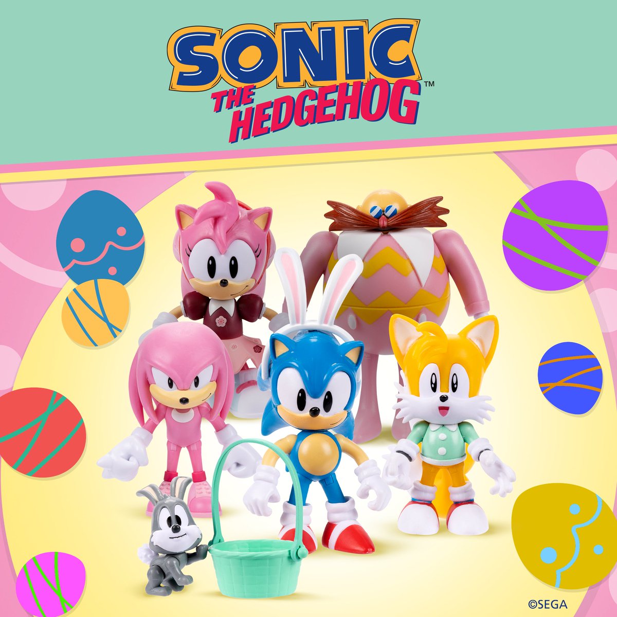 Egg-citing finds for Easter🐰💙 Hunt down these #SonictheHedgehog 2.5-inch Sonic, Knuckles, Tails, Shadow, Amy, and Dr. Eggman figures at @Target! #SonictheHedgehog #Easter #EasterEggHunt #Sonic #Collection #Collectibles #SonicToys #JakksPacificToys